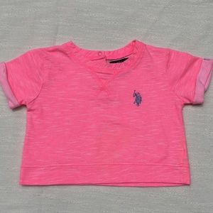 U.S. Polo Assn. Cropped T-shirt Size 2T